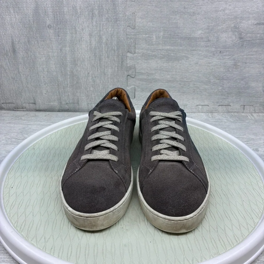 Magnanni Costa Lo Sneakers Mens 11.5 Grey Suede Leather Casual Low Top 24486